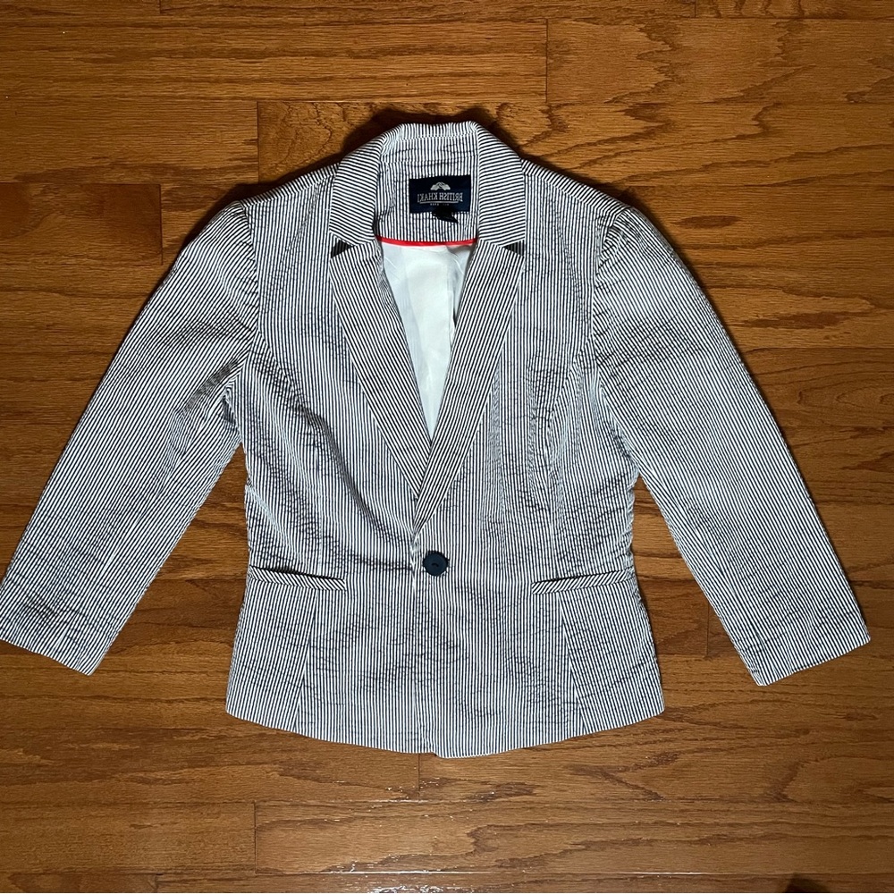 Seersucker blazer, size S